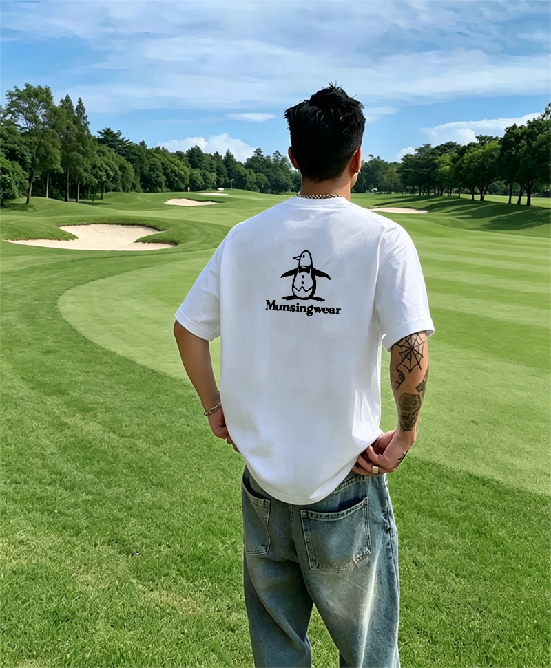Golf Equipment Cheap - Men's Golf T-Shirt Short Sleeve Penguin