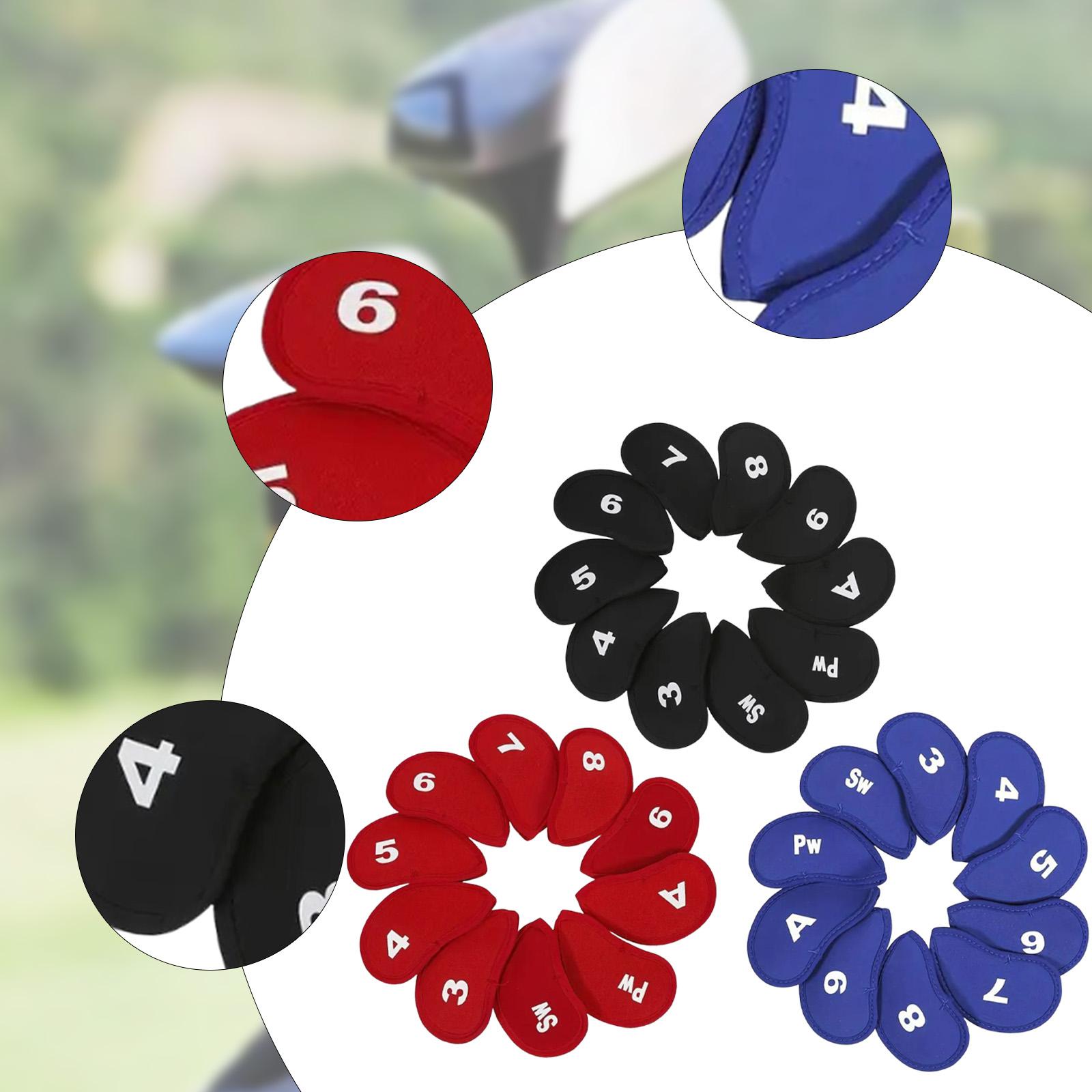 Golf Club Iron Set - Professional Golf Iron Head Covers Neoprene