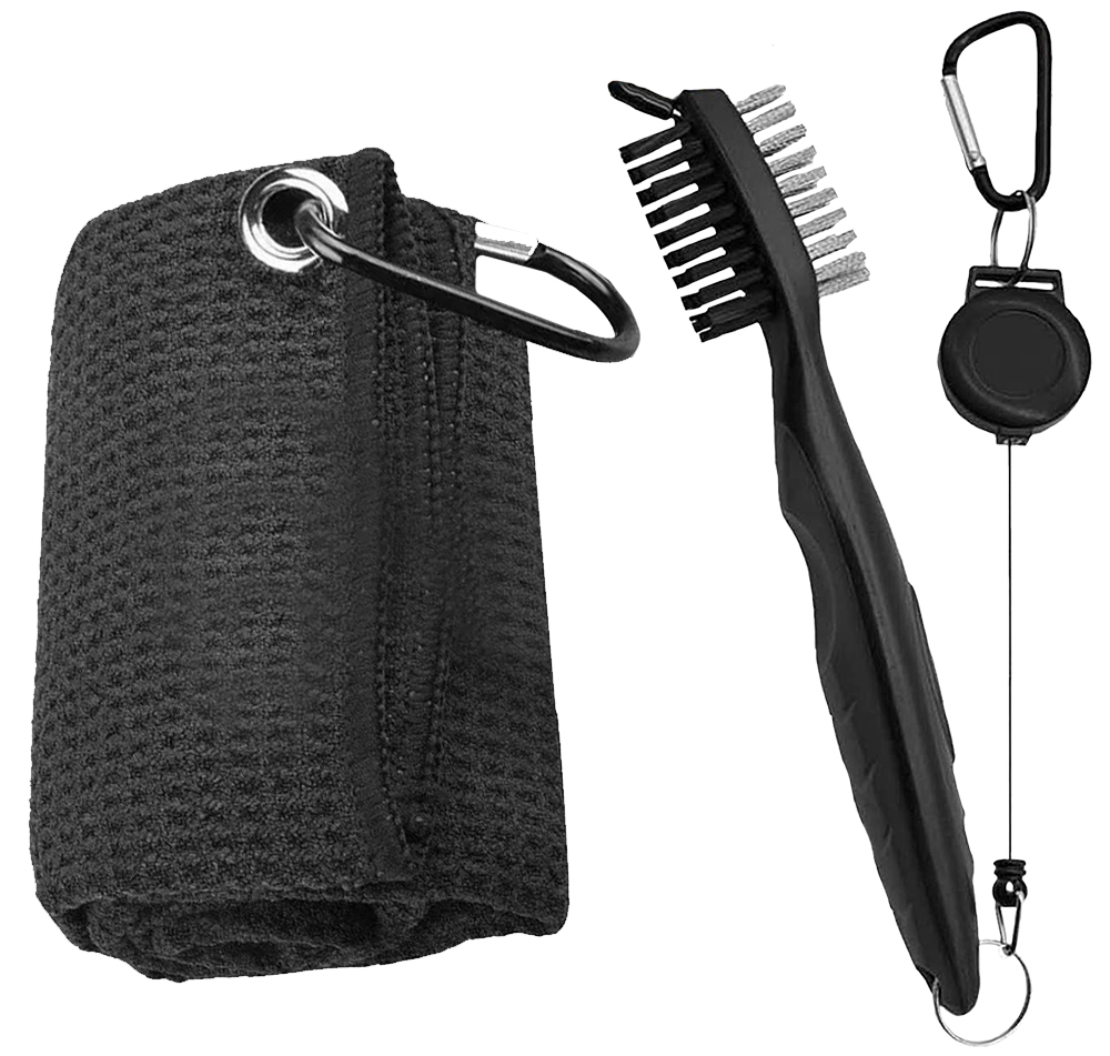 Golf Equipment Nearby - Golf Club Brush and Towel Cleaner