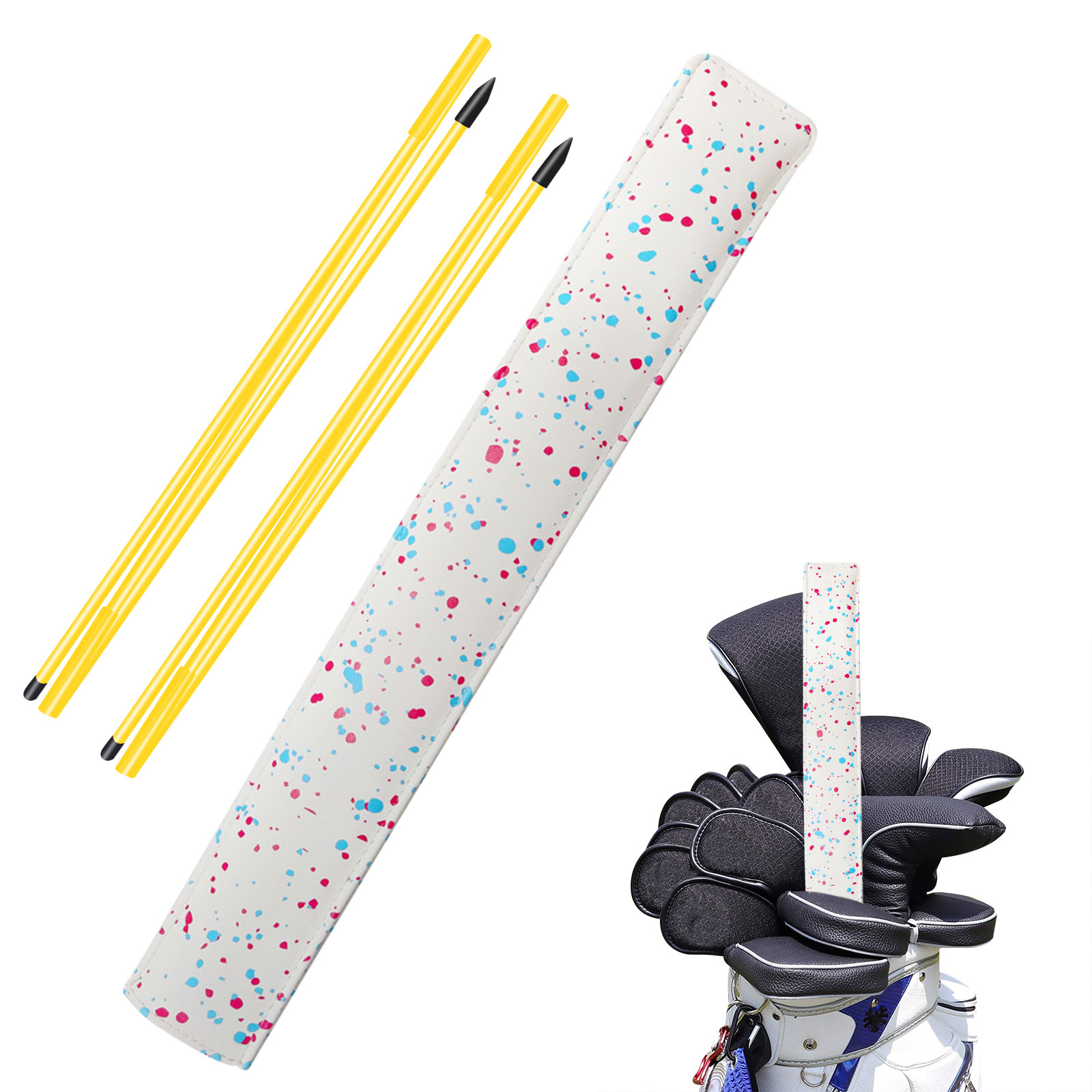 Golf Equipment Guide - Golf Alignment Sticks Cover PU Rod