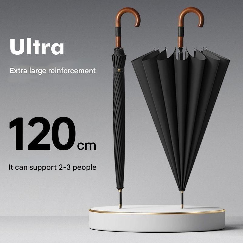 16-rib Extra-large Hook Handle - đánh giá và giá Golf Umbrella Large