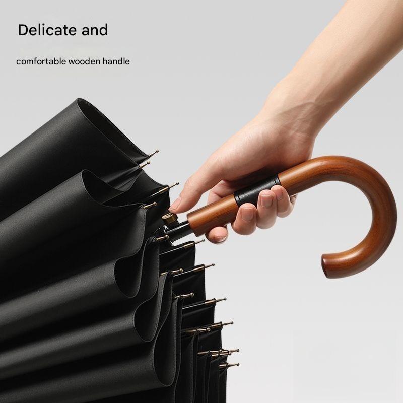16-rib Extra-large Hook Handle - đánh giá và giá Golf Umbrella Large