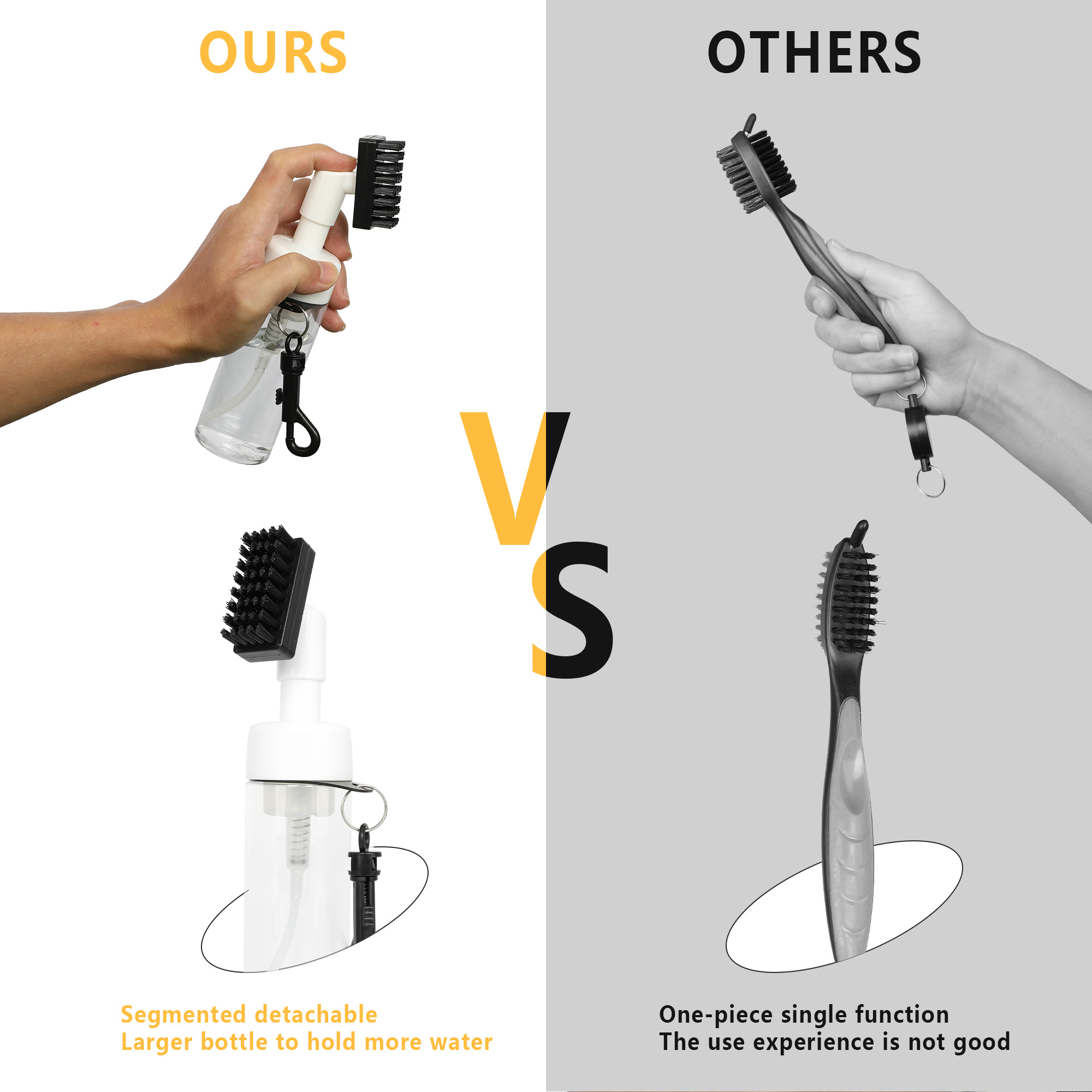 Golf Club Cleaner Brush Spray  - đánh giá và giá Golf Equipment Cheap
