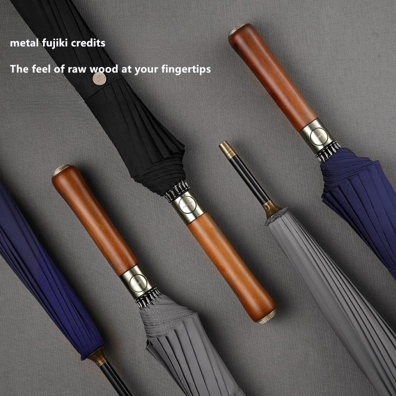 Automatic Wooden Handle Umbrel - đánh giá và giá Golf Umbrella Large