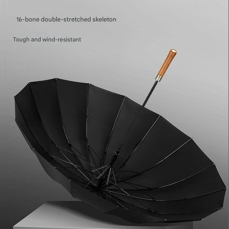 Automatic Wooden Handle Umbrel - đánh giá và giá Golf Umbrella Large