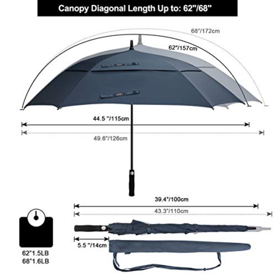 Extra Large Golf Umbrella/ Squ - đánh giá và giá Golf Umbrella Large