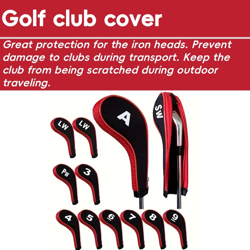 12-Piece Golf Club Cover Set – - đánh giá và giá Golf Club Iron Set