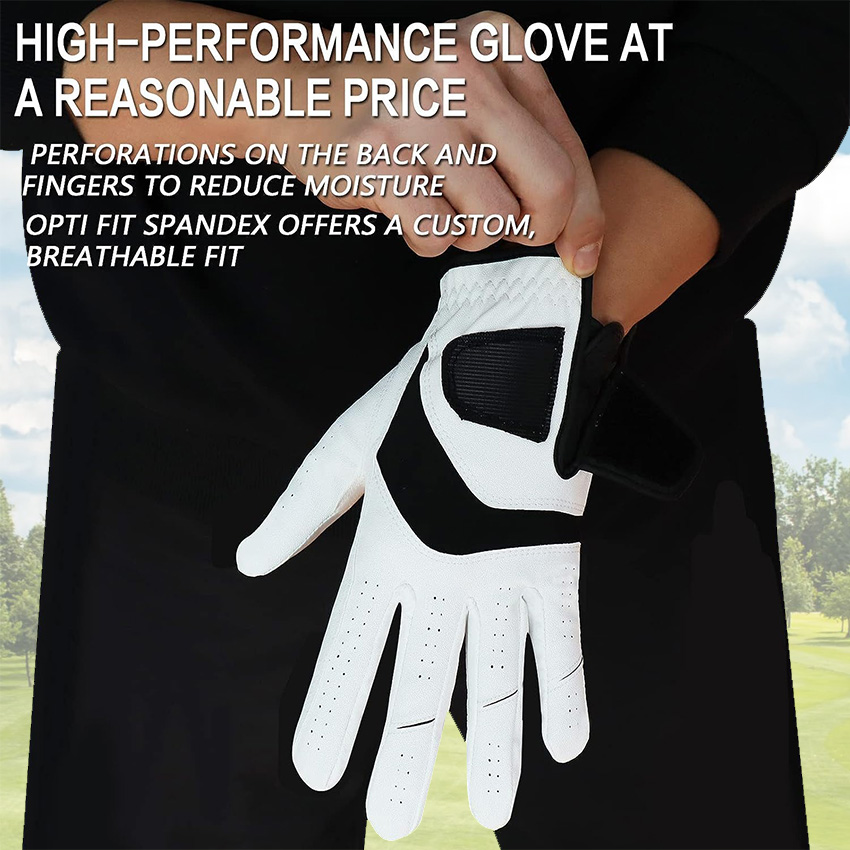 5 Pcs Golf Gloves Men Leather  - đánh giá và giá Golf Equipment Cheap