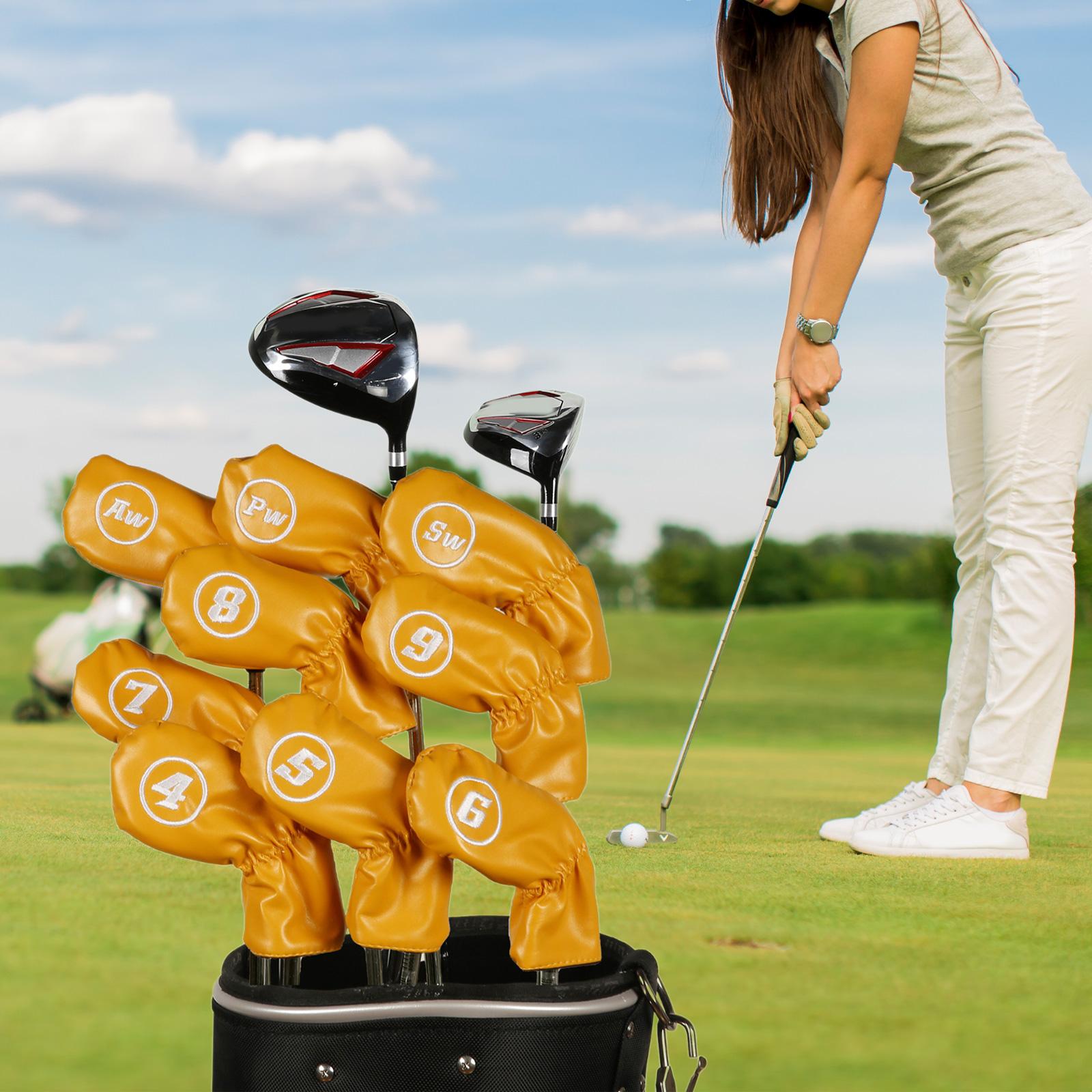 9Pcs Golf Club Head Covers Wra - đánh giá và giá Golf Club Iron Set