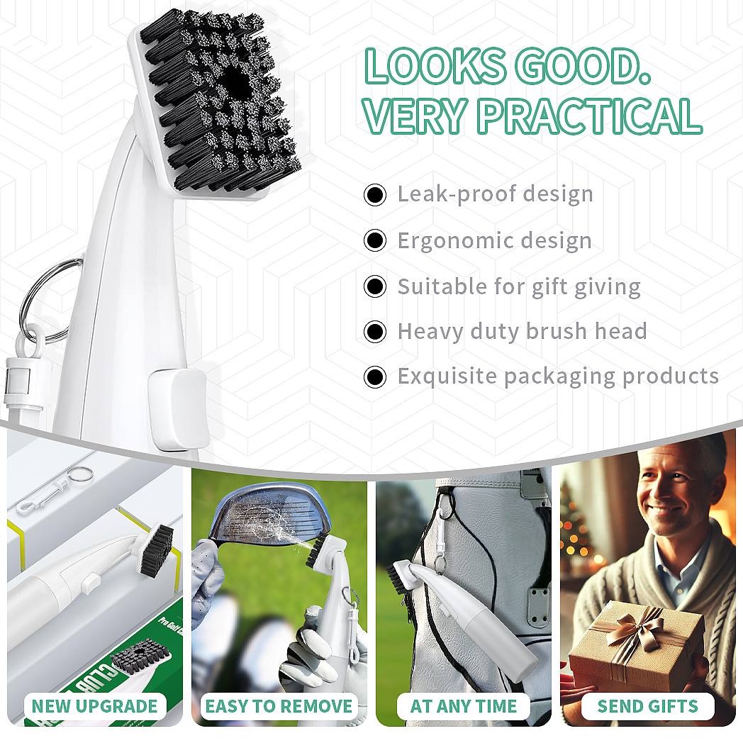 Caiton Pro Golf Club Brush– Du - đánh giá và giá Golf Equipment To Improve Your Game